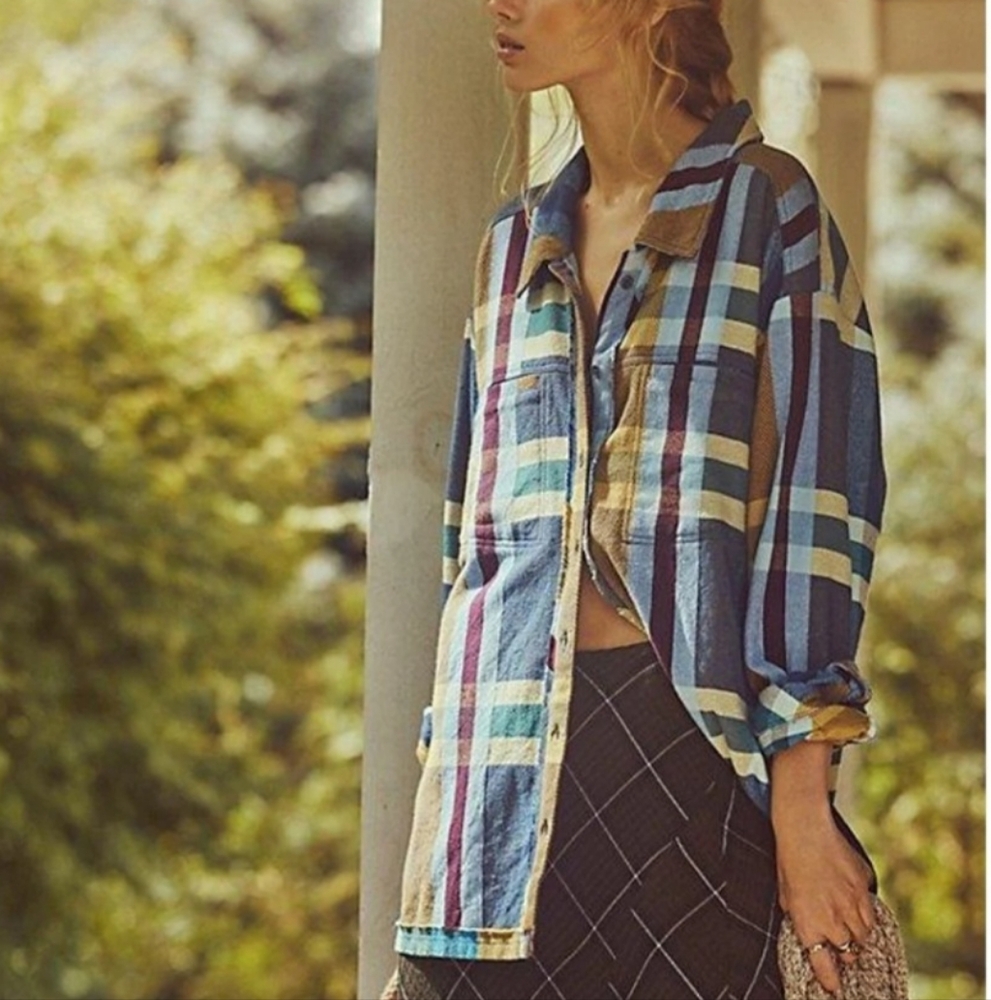 Free People So Long Summer shirt sz L